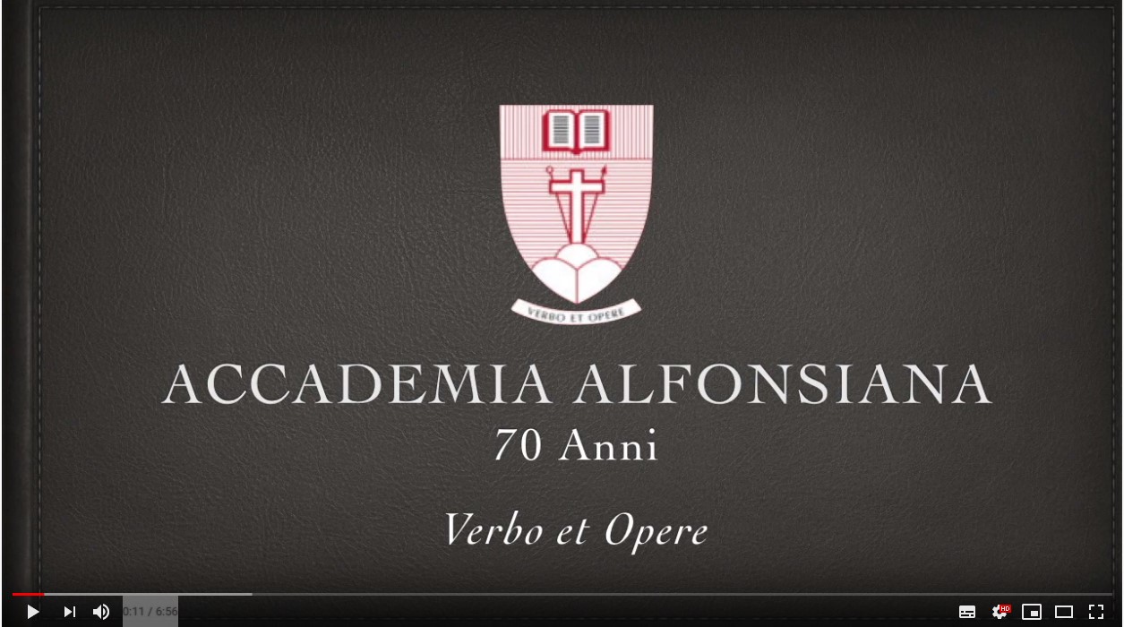 Video promozionale dell’Accademia Alfonsiana