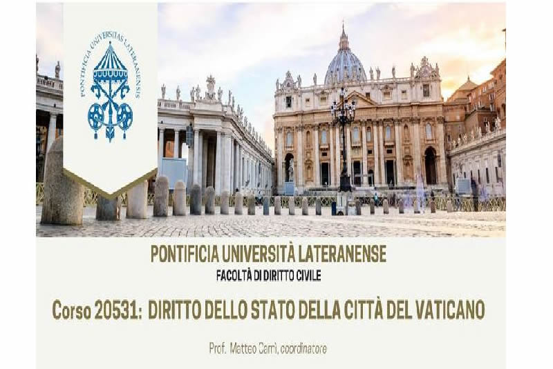 PUL:  Diritto dello Stato della Città del Vaticano