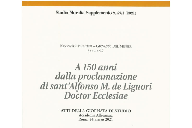 Atti della Giornata di Studio per il 150° della proclamazione di sant’Alfonso Doctor Eclesiae (24 marzo, 2021)